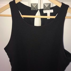 Dress Lieth Black cocktail with angled front slit